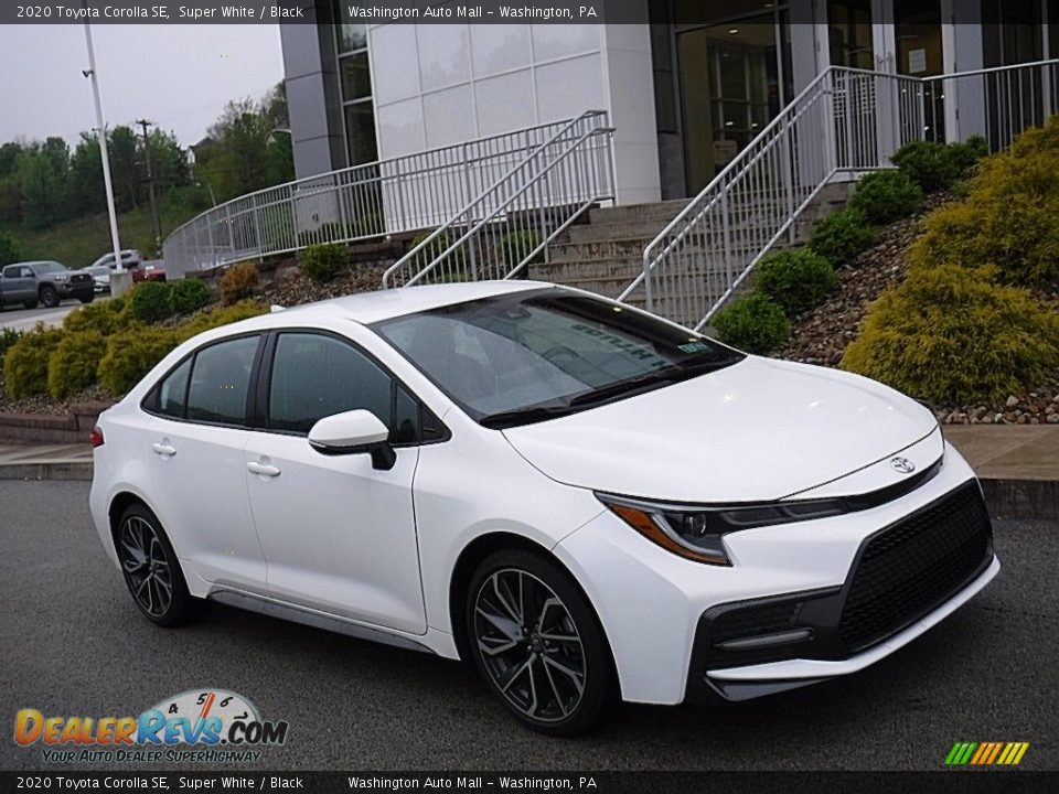 2020 Toyota Corolla SE Super White / Black Photo #1