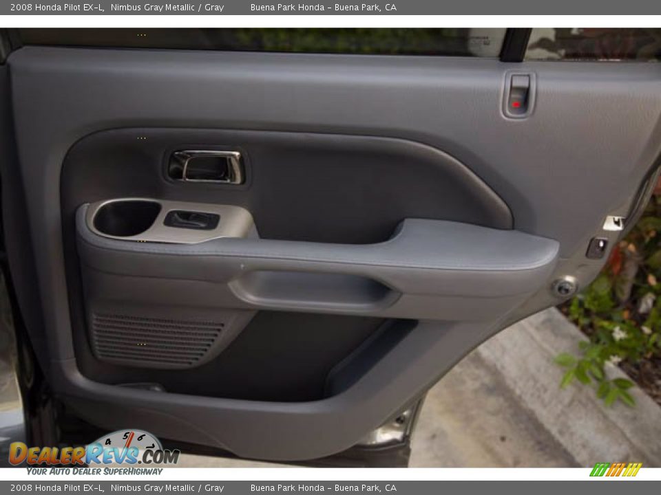 2008 Honda Pilot EX-L Nimbus Gray Metallic / Gray Photo #28