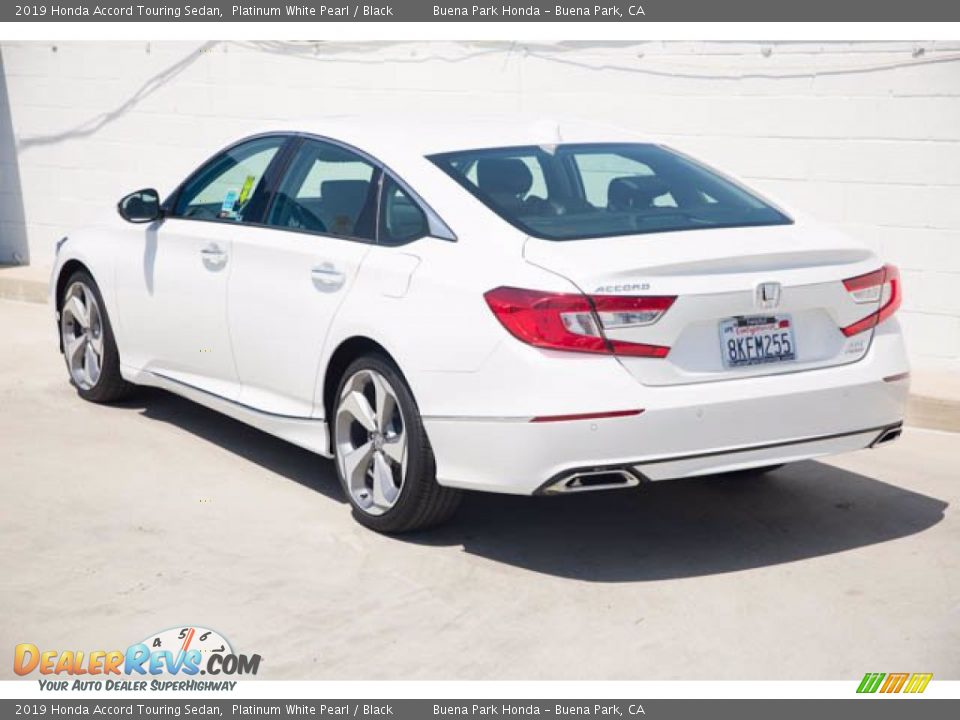 2019 Honda Accord Touring Sedan Platinum White Pearl / Black Photo #2