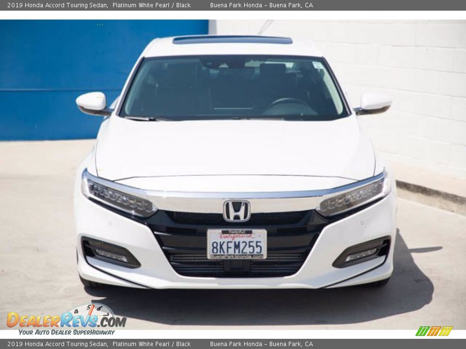 2019 Honda Accord Touring Sedan Platinum White Pearl / Black Photo #7