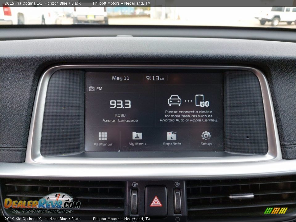 2019 Kia Optima LX Horizon Blue / Black Photo #19