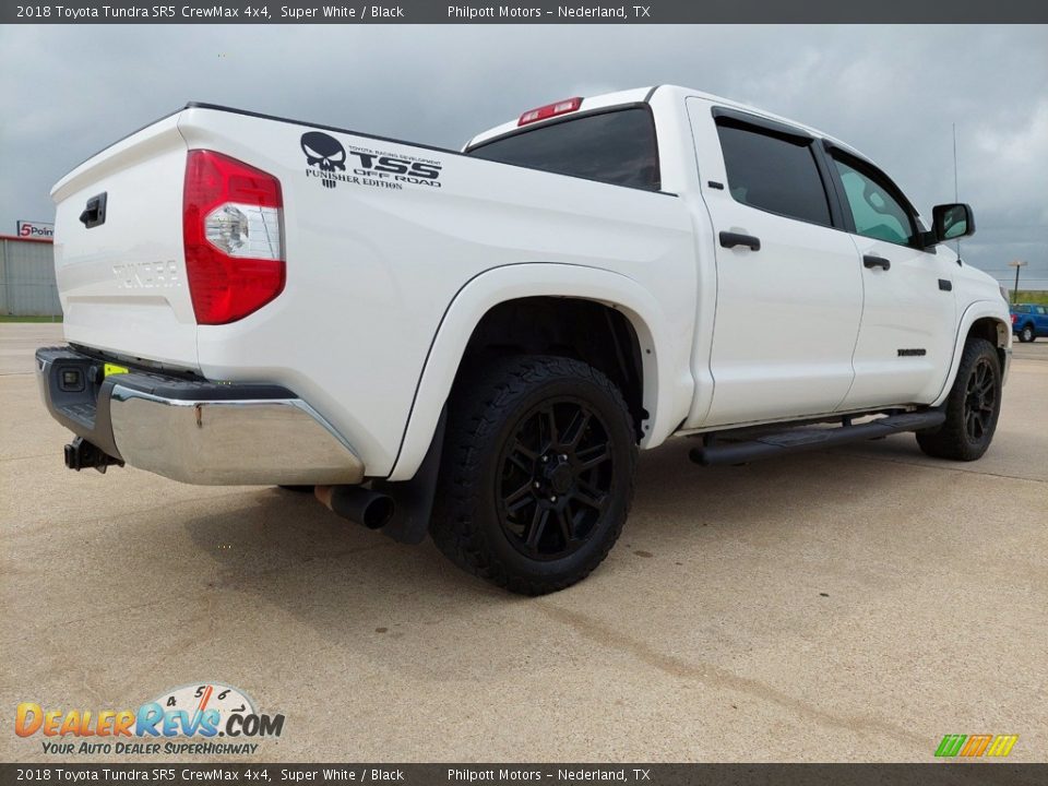 2018 Toyota Tundra SR5 CrewMax 4x4 Super White / Black Photo #3