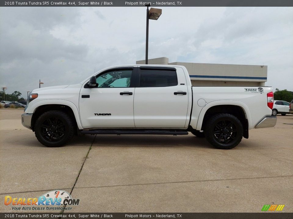 2018 Toyota Tundra SR5 CrewMax 4x4 Super White / Black Photo #7