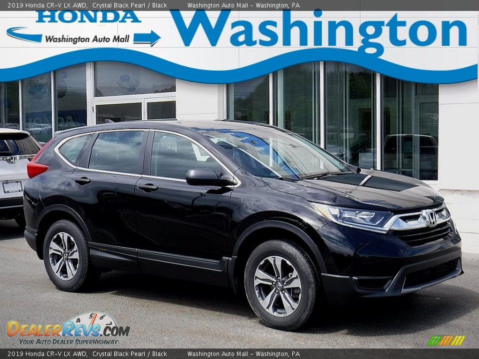 2019 Honda CR-V LX AWD Crystal Black Pearl / Black Photo #1