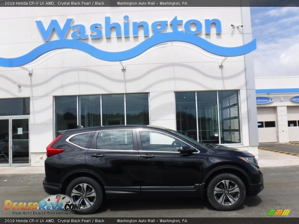 2019 Honda CR-V LX AWD Crystal Black Pearl / Black Photo #2