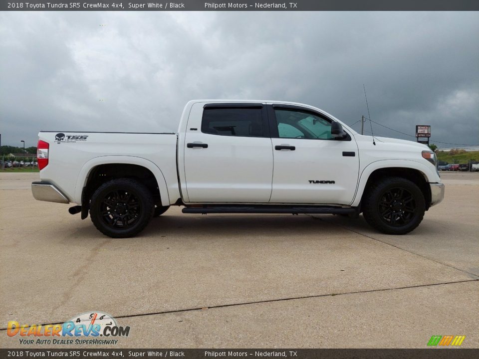 2018 Toyota Tundra SR5 CrewMax 4x4 Super White / Black Photo #12