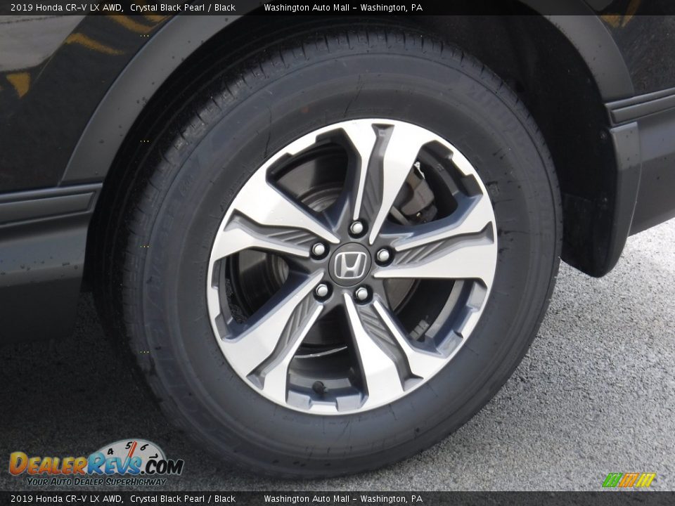 2019 Honda CR-V LX AWD Crystal Black Pearl / Black Photo #6