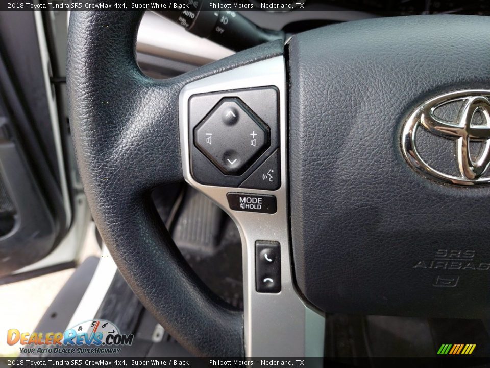 2018 Toyota Tundra SR5 CrewMax 4x4 Super White / Black Photo #16