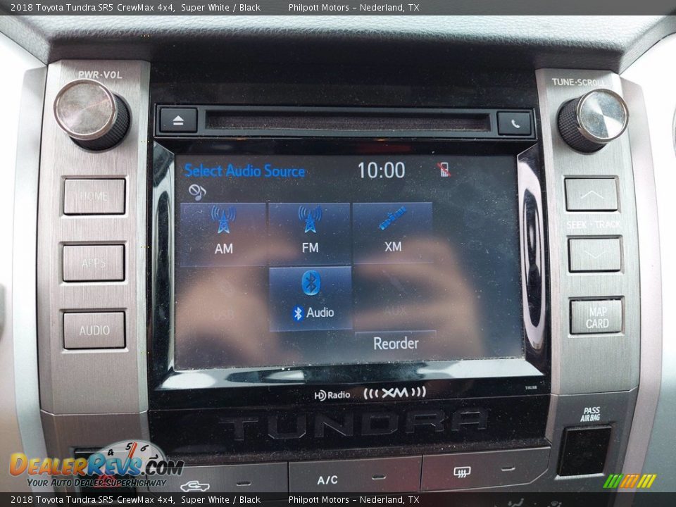 2018 Toyota Tundra SR5 CrewMax 4x4 Super White / Black Photo #19