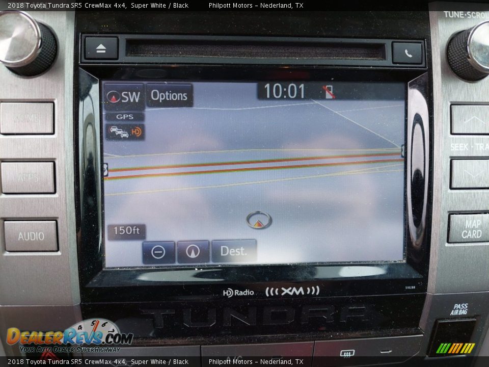 2018 Toyota Tundra SR5 CrewMax 4x4 Super White / Black Photo #21