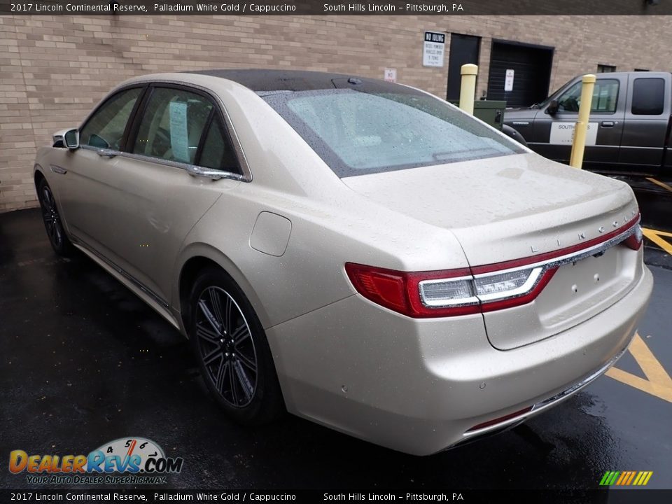 2017 Lincoln Continental Reserve Palladium White Gold / Cappuccino Photo #2