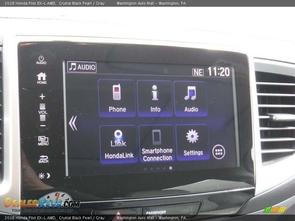2018 Honda Pilot EX-L AWD Crystal Black Pearl / Gray Photo #21