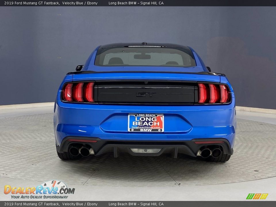 2019 Ford Mustang GT Fastback Velocity Blue / Ebony Photo #4