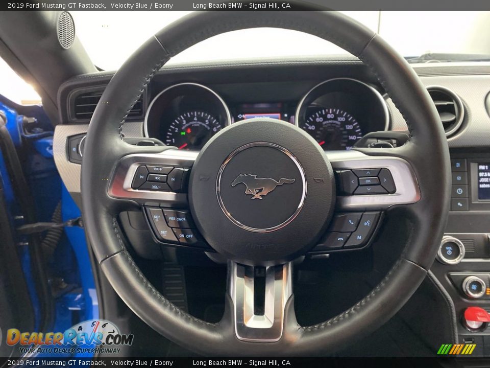 2019 Ford Mustang GT Fastback Velocity Blue / Ebony Photo #17