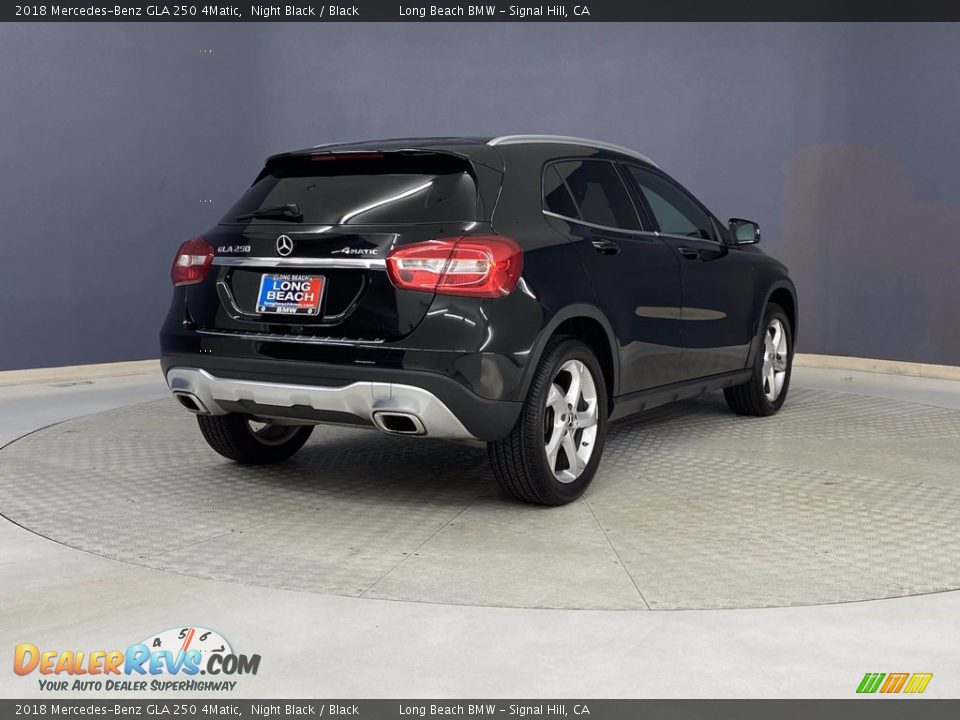 2018 Mercedes-Benz GLA 250 4Matic Night Black / Black Photo #5