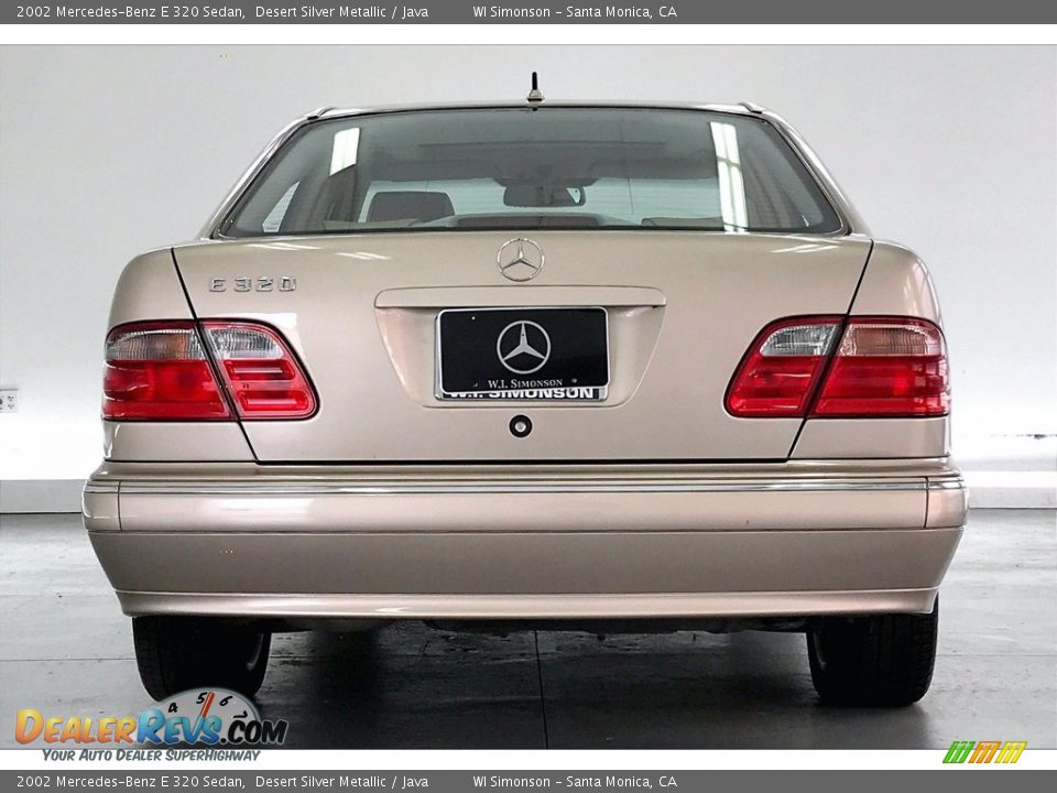 2002 Mercedes-Benz E 320 Sedan Desert Silver Metallic / Java Photo #3