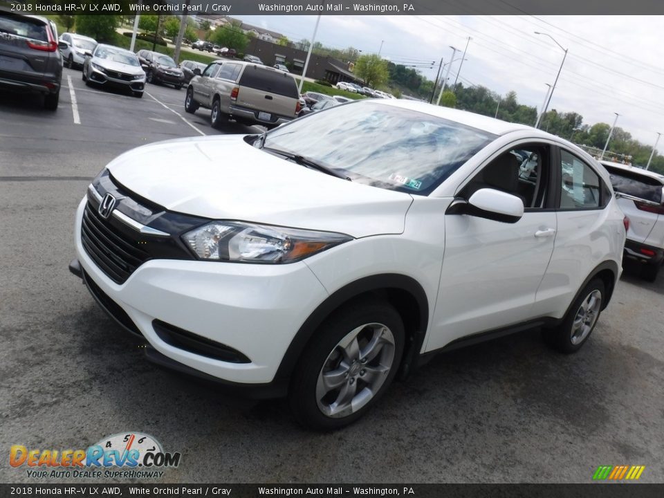 2018 Honda HR-V LX AWD White Orchid Pearl / Gray Photo #5