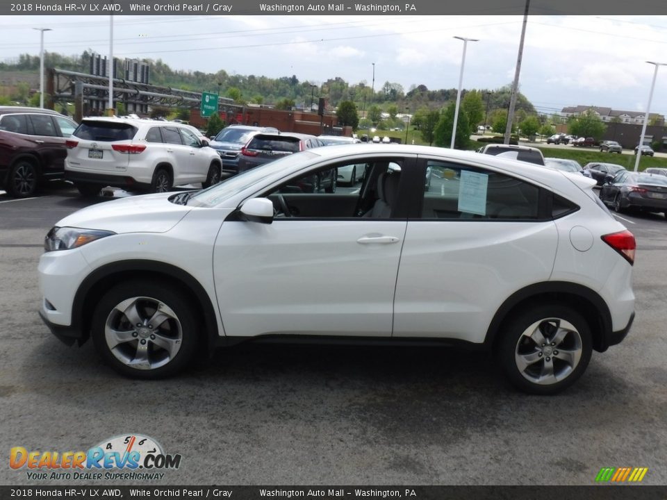 2018 Honda HR-V LX AWD White Orchid Pearl / Gray Photo #6