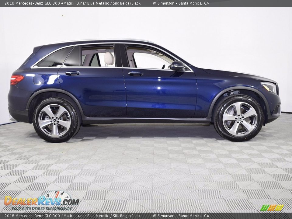 Lunar Blue Metallic 2018 Mercedes-Benz GLC 300 4Matic Photo #3