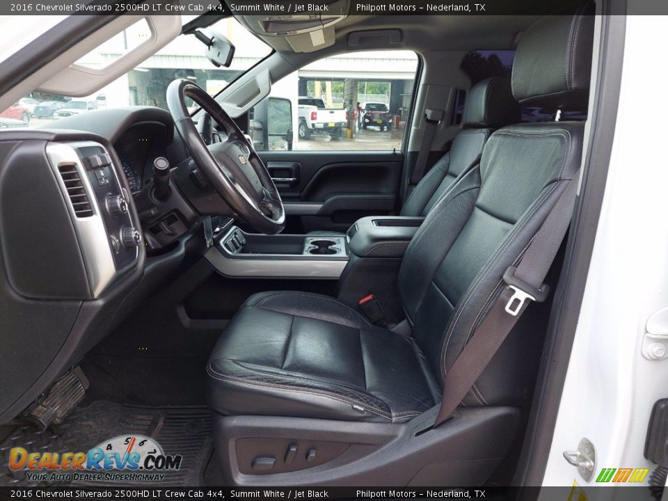 Jet Black Interior - 2016 Chevrolet Silverado 2500HD LT Crew Cab 4x4 Photo #4