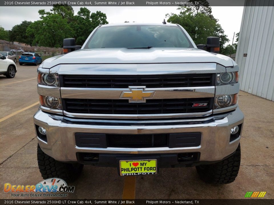 2016 Chevrolet Silverado 2500HD LT Crew Cab 4x4 Summit White / Jet Black Photo #7