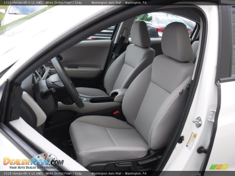 2018 Honda HR-V LX AWD White Orchid Pearl / Gray Photo #14