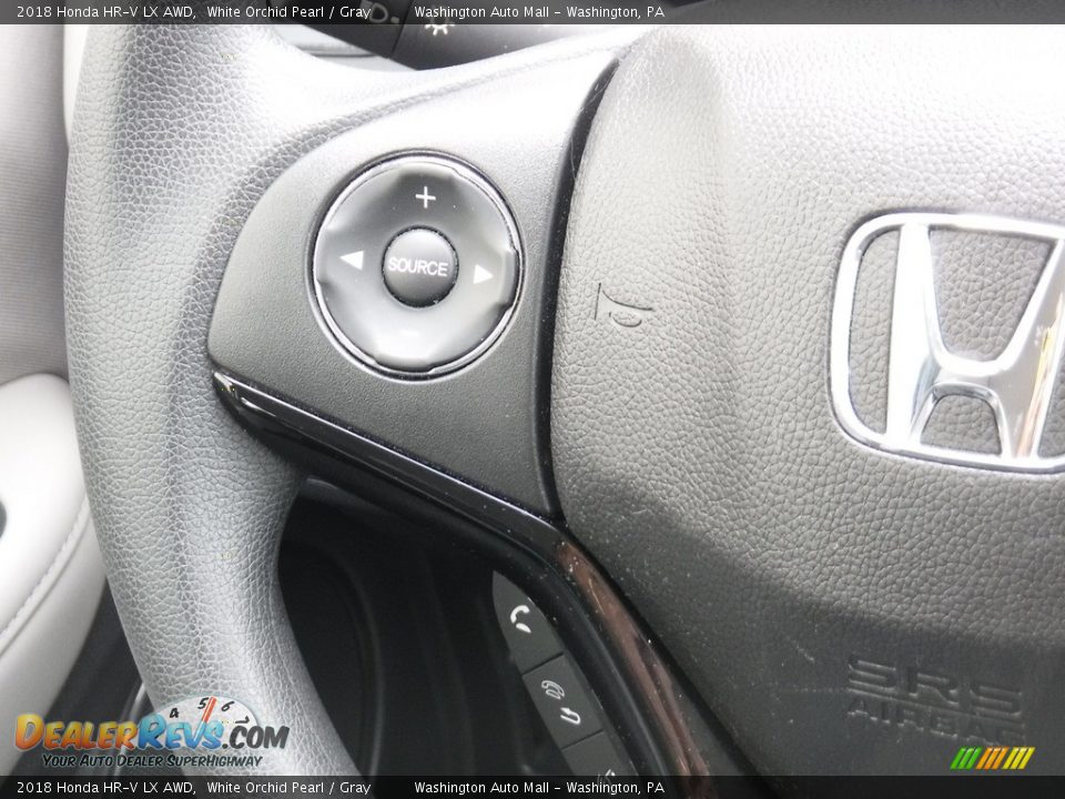 2018 Honda HR-V LX AWD White Orchid Pearl / Gray Photo #20