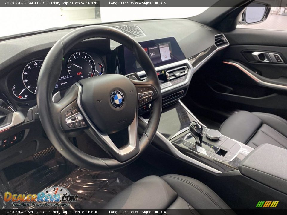 2020 BMW 3 Series 330i Sedan Alpine White / Black Photo #16