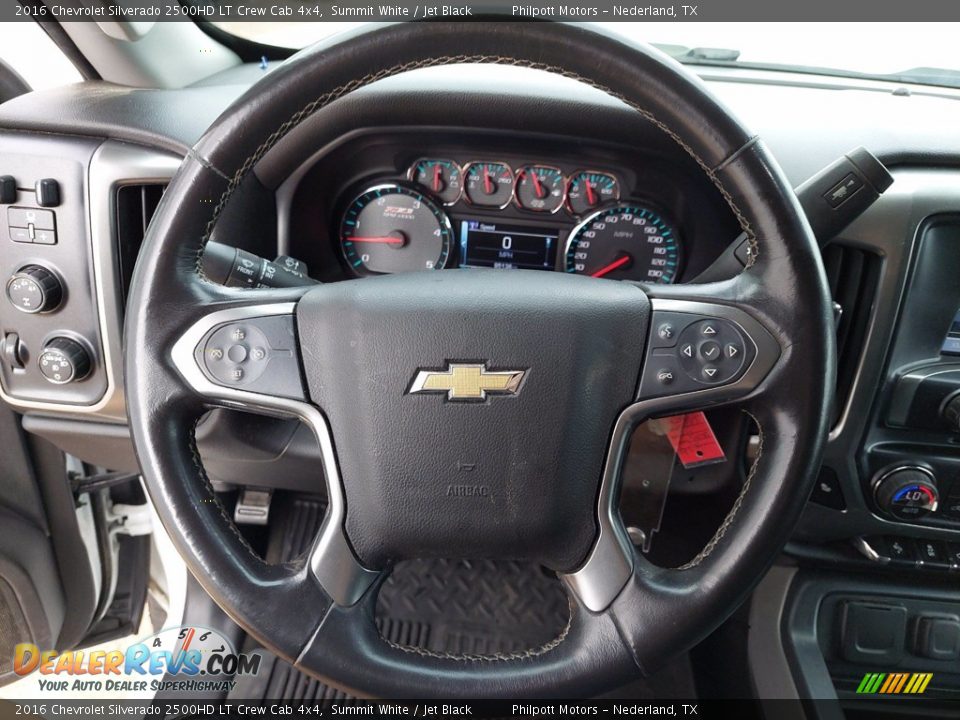 2016 Chevrolet Silverado 2500HD LT Crew Cab 4x4 Steering Wheel Photo #13