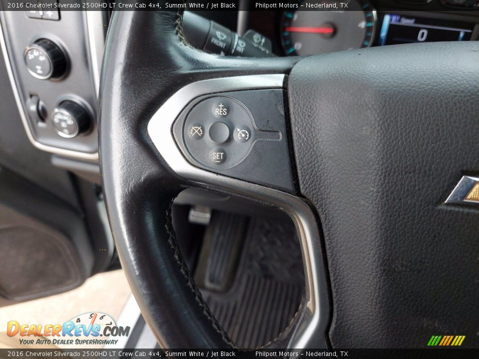 2016 Chevrolet Silverado 2500HD LT Crew Cab 4x4 Steering Wheel Photo #14
