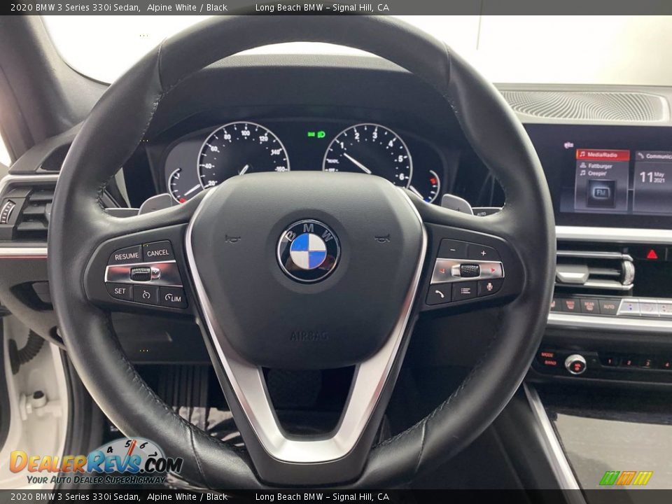 2020 BMW 3 Series 330i Sedan Alpine White / Black Photo #18