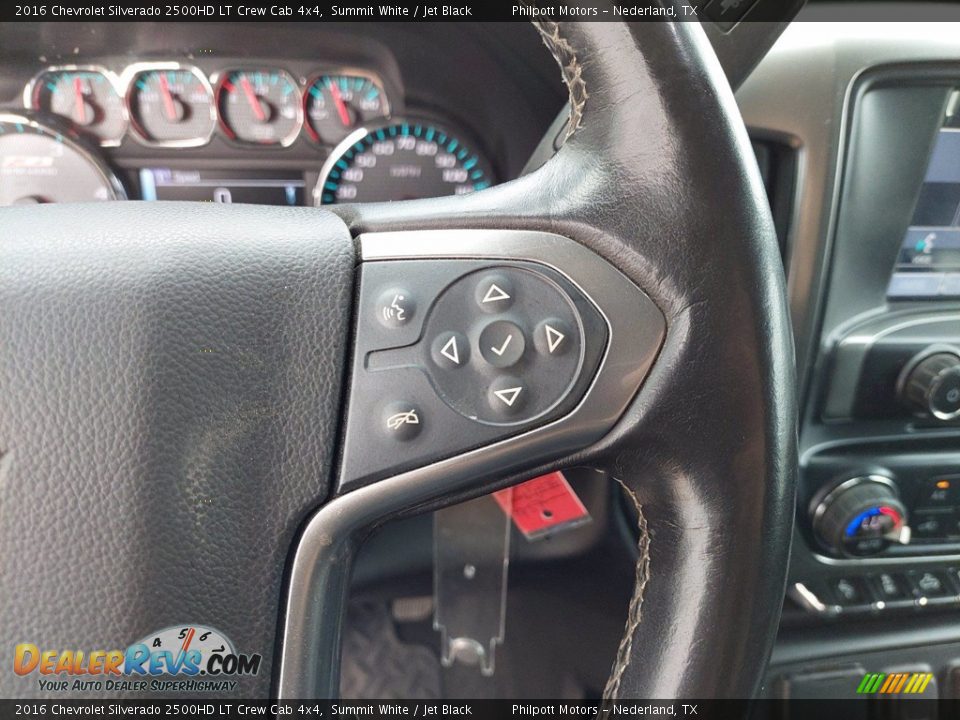 2016 Chevrolet Silverado 2500HD LT Crew Cab 4x4 Steering Wheel Photo #15