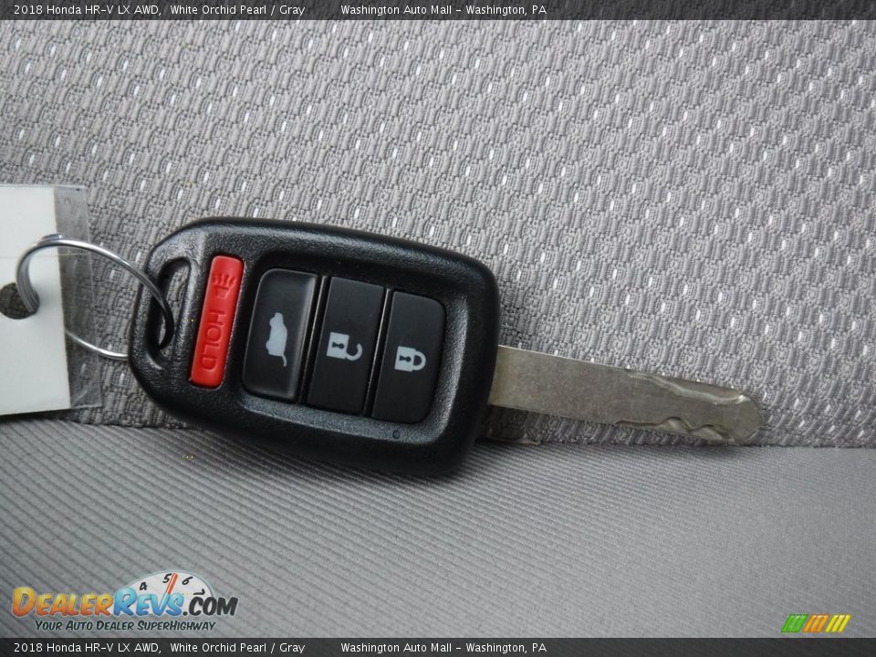 2018 Honda HR-V LX AWD White Orchid Pearl / Gray Photo #26
