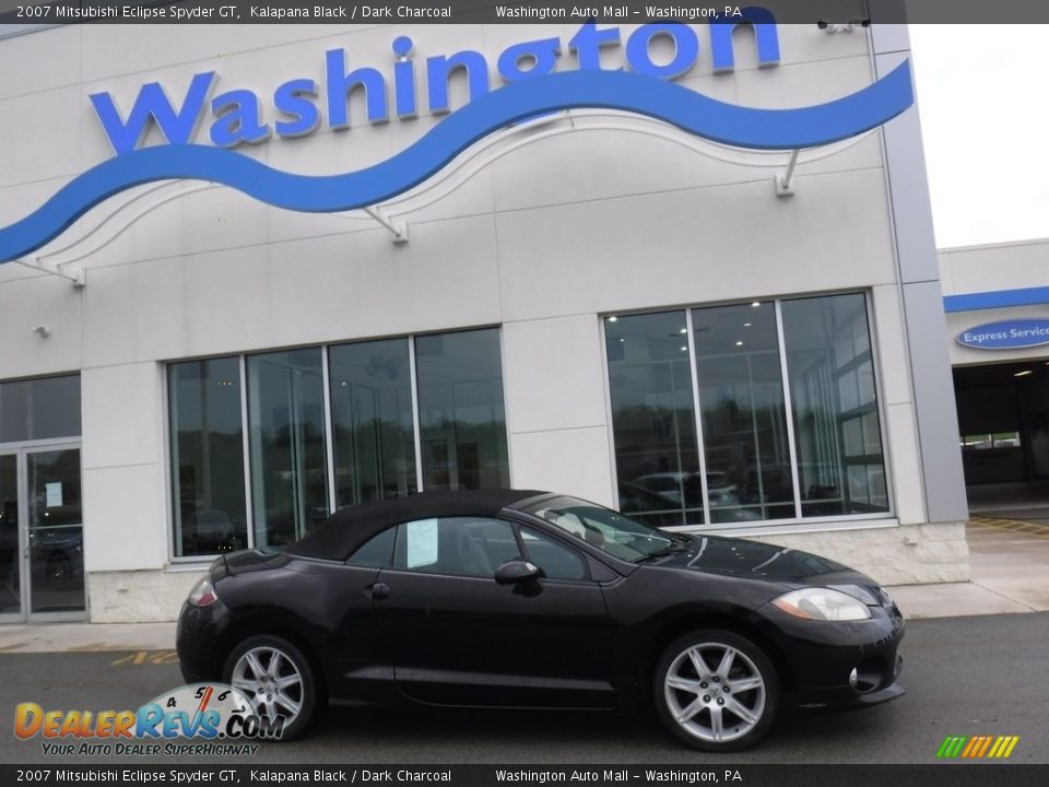 2007 Mitsubishi Eclipse Spyder GT Kalapana Black / Dark Charcoal Photo #2