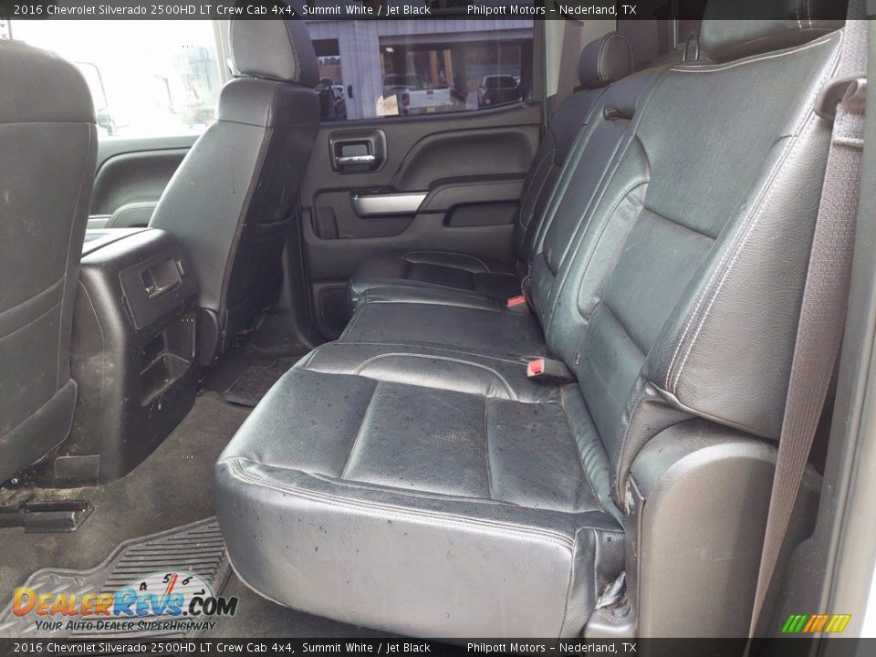 Rear Seat of 2016 Chevrolet Silverado 2500HD LT Crew Cab 4x4 Photo #22