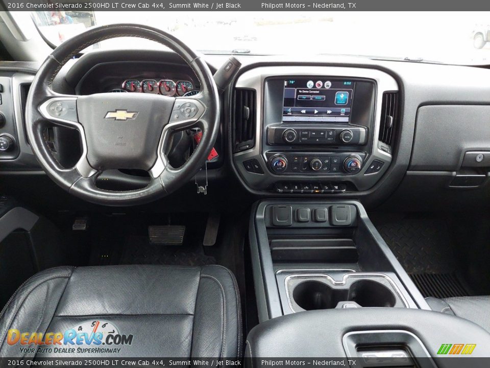 Dashboard of 2016 Chevrolet Silverado 2500HD LT Crew Cab 4x4 Photo #23