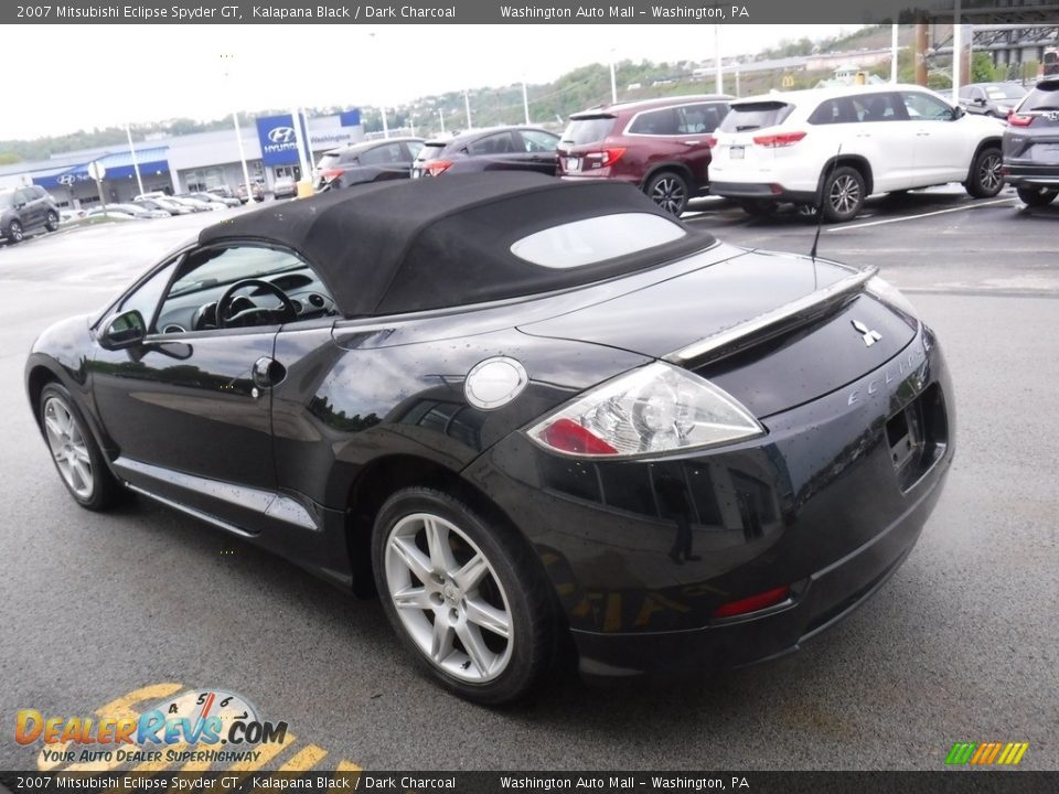 2007 Mitsubishi Eclipse Spyder GT Kalapana Black / Dark Charcoal Photo #7