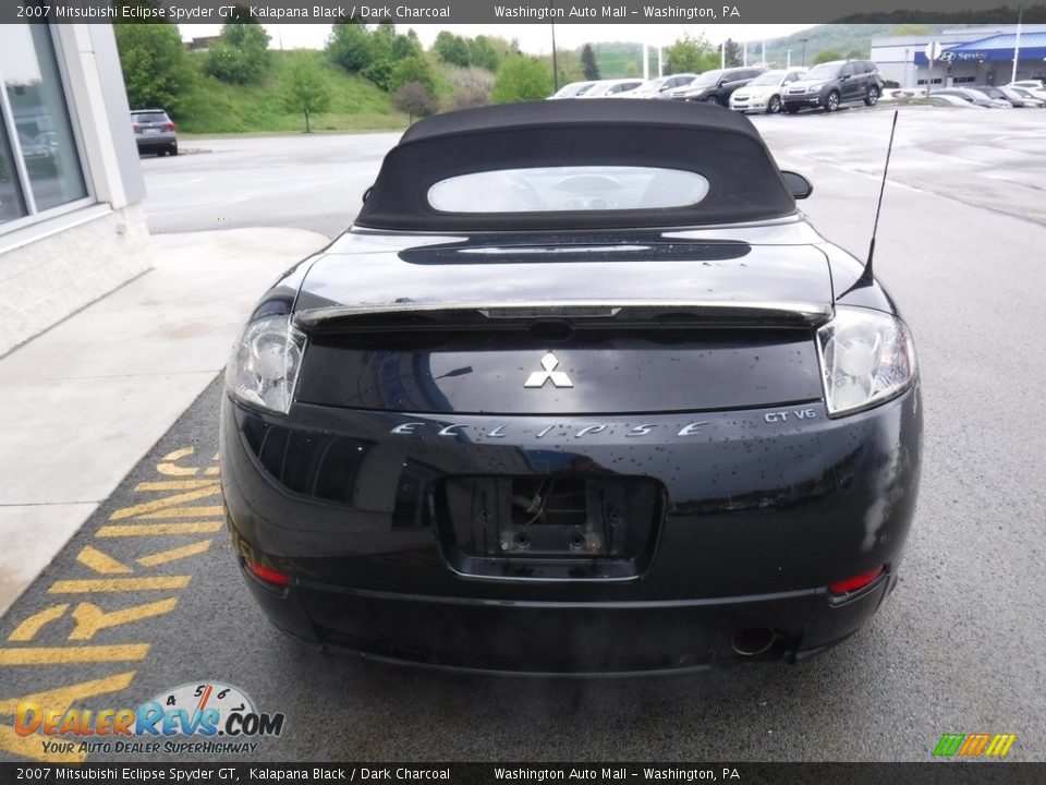 2007 Mitsubishi Eclipse Spyder GT Kalapana Black / Dark Charcoal Photo #8