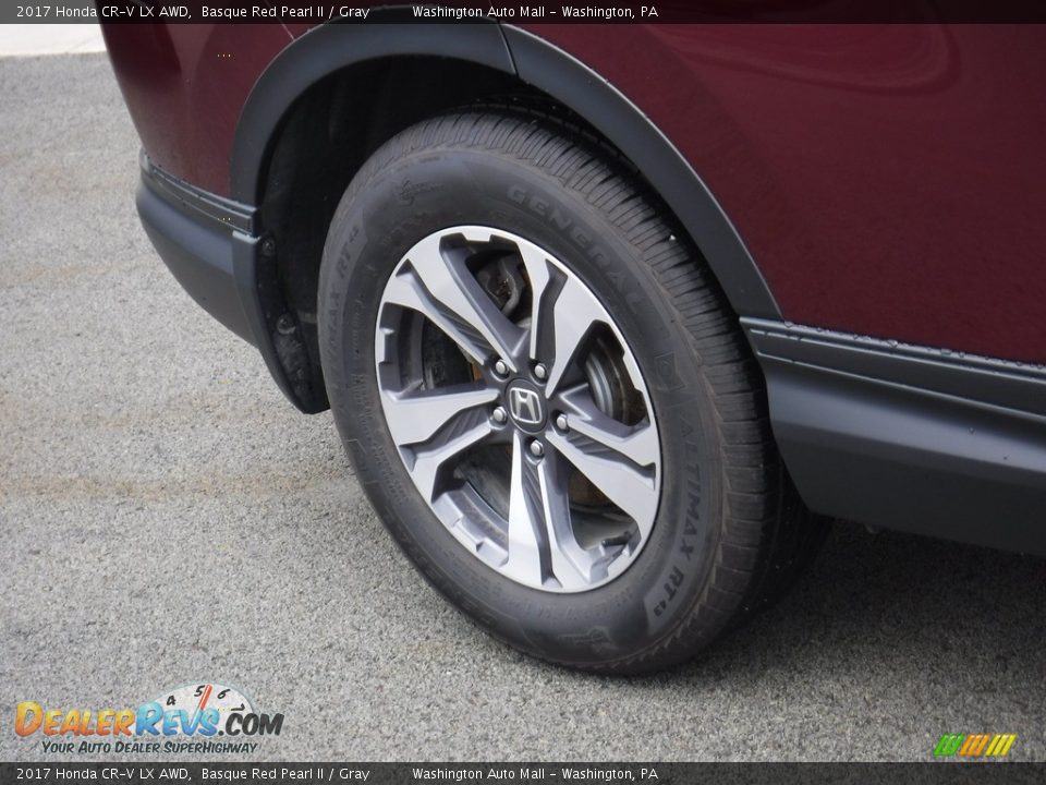 2017 Honda CR-V LX AWD Basque Red Pearl II / Gray Photo #3