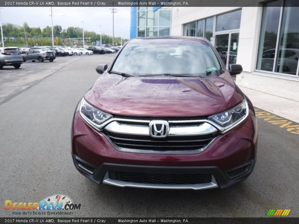 2017 Honda CR-V LX AWD Basque Red Pearl II / Gray Photo #4