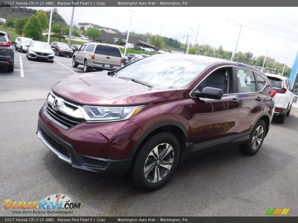 2017 Honda CR-V LX AWD Basque Red Pearl II / Gray Photo #5