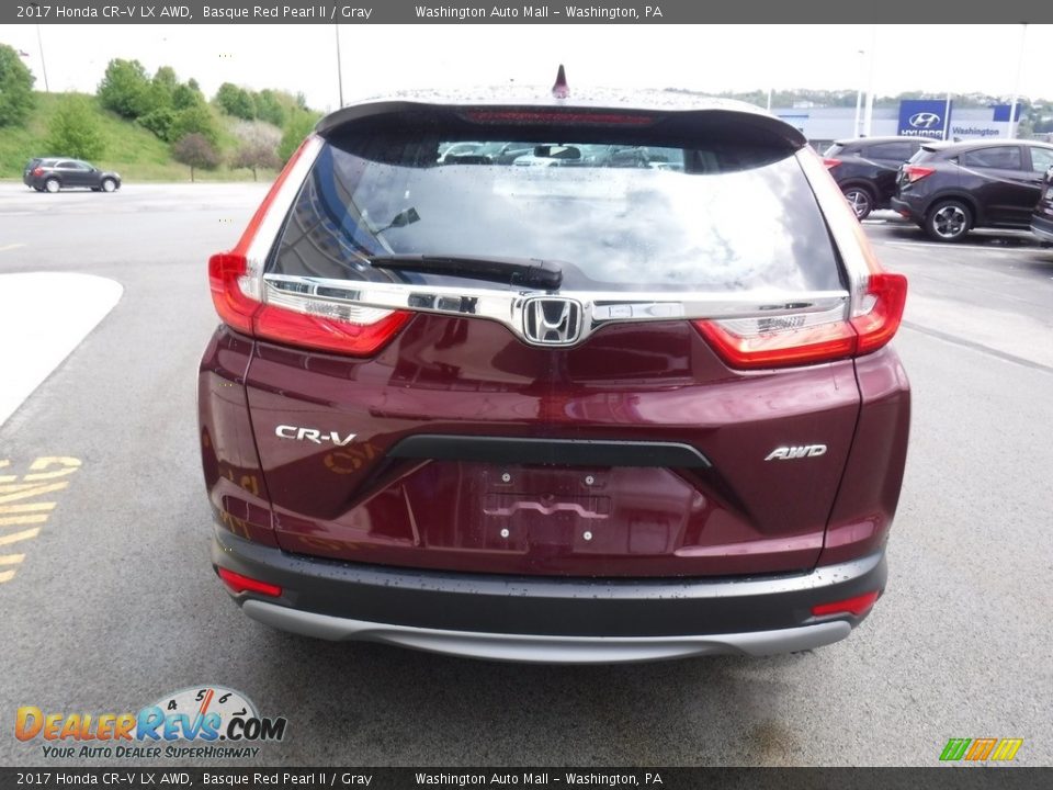 2017 Honda CR-V LX AWD Basque Red Pearl II / Gray Photo #8