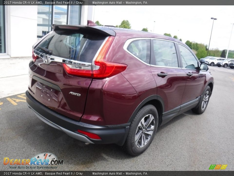 2017 Honda CR-V LX AWD Basque Red Pearl II / Gray Photo #9