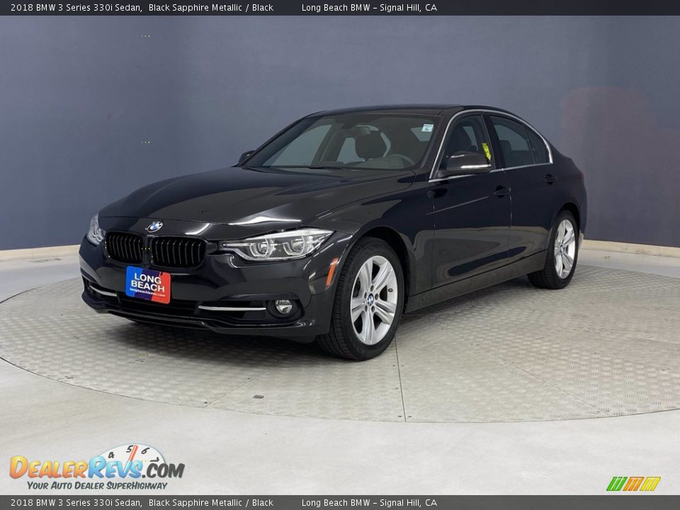 2018 BMW 3 Series 330i Sedan Black Sapphire Metallic / Black Photo #3