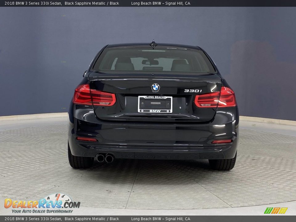 2018 BMW 3 Series 330i Sedan Black Sapphire Metallic / Black Photo #4