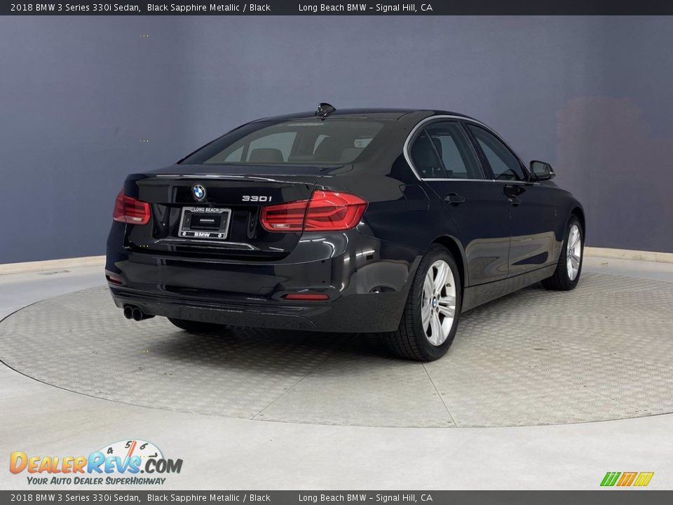 2018 BMW 3 Series 330i Sedan Black Sapphire Metallic / Black Photo #5