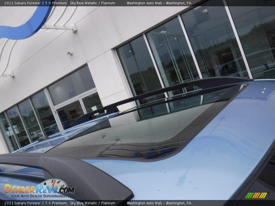 2011 Subaru Forester 2.5 X Premium Sky Blue Metallic / Platinum Photo #3