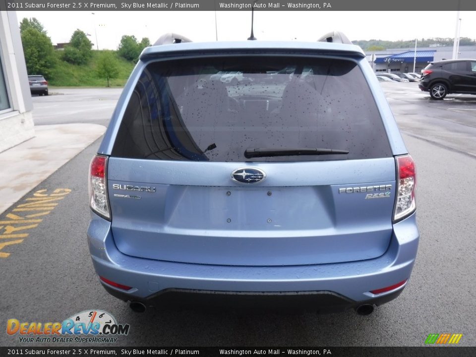 2011 Subaru Forester 2.5 X Premium Sky Blue Metallic / Platinum Photo #9