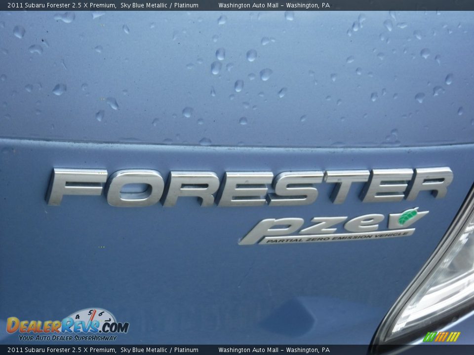 2011 Subaru Forester 2.5 X Premium Sky Blue Metallic / Platinum Photo #12