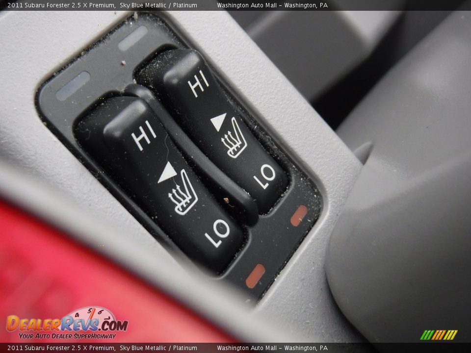 2011 Subaru Forester 2.5 X Premium Sky Blue Metallic / Platinum Photo #18